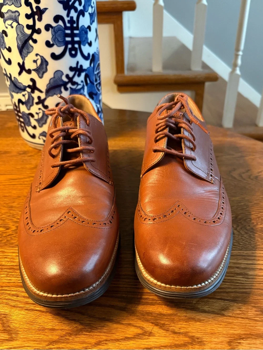 Men's Cole Haan Wingtip Oxfords - Classic Lace-Up Dress Shoes